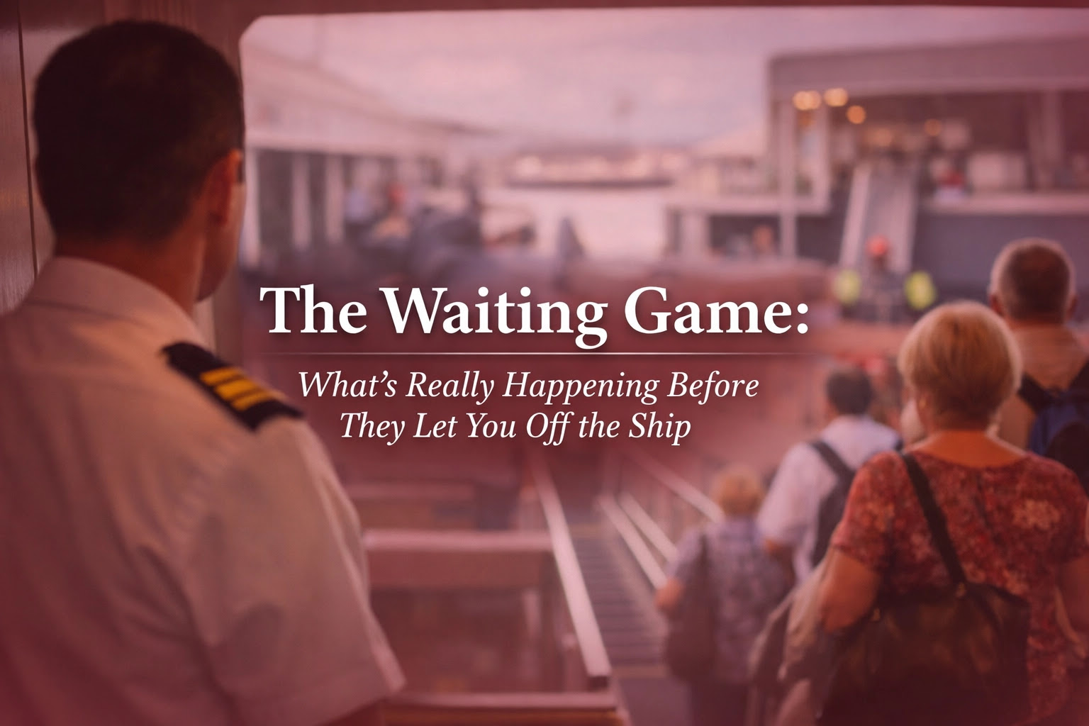 The Waiting Game: What's Really Happening Before They Let You Off the Ship